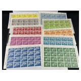 Vtg. San Marino Italian Stamp 1/2 Blocks