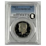 1985-S JFK Clad Half Dollar, PCGS PR69DCAM