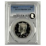 1993-S JFK Clad Half Dollar, PCGS PR69DCAM