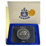 1972 Canada Uncirculated Canoe Dollar in Box
