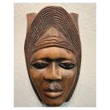 Nigerian Hardwood Mask, Mid-Century