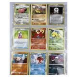 (9) Pokemon Cards in Page, Promo & Some Older