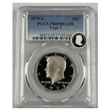 1979-S T2 JFK Clad Half Dollar, PCGS PR69DC