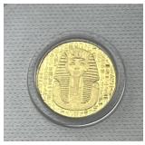 1/200th Oz Gold .999 King Tut Ankh Round, Monarch