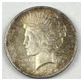 1925 Peace Silver Dollar, US $1 Coin, Tone/Luster