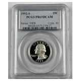 1992-S Proof Washington Quarter, PCGS PR69