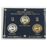 1995 Rockets Medal Set w/ 2oz Silver, Scarce