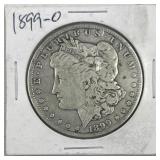 1899-O Morgan Silver Dollar, Graffiti