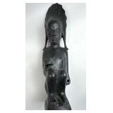 Carved African Ebony Wood Figure