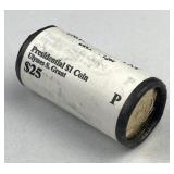 $25 Mint Roll 2011-P Ulysses S. Grant Pres. $1