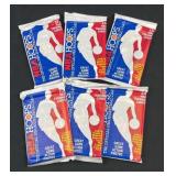 (6) 1989 NBA Hoops Basketball Sealed Packs