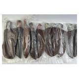 (10) NEW Damascus Steel Handmade Knives & Sheaths