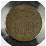 1864 US 2 Cent Piece