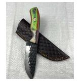Handmade Steel Fixed Blade Knife w/ Sheath
