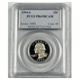 1994-S Proof Washington Quarter, PCGS PR69