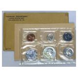 1963 Silver Proof Coin Set, US, 90% Franklin+