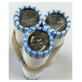 (3) Rolls Lewis & Clark BU Keelboat Nickels