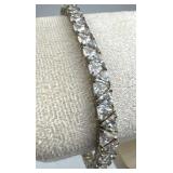 925 Silver Ross Simons Triangular Zirconia Tennis