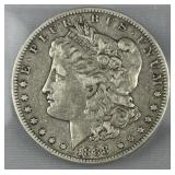 1888-O Morgan Silver Dollar, US 90%, $1 Coin