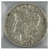 1888 Morgan Silver Dollar, US 90%, $1 Coin