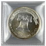 1oz Silver Liberty Bell Round .999 Fine