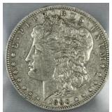 1890-O Morgan Silver Dollar, US 90%, $1 Coin