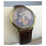 VP Art Picasso Womens Lizard Leather Band Watch