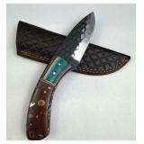 Handmade Steel Fixed Blade Knife w/ Sheath