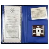 1.37ct Garnet Gemstone w/ COA Folio