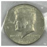 1969-D JFK 40% Silver Half Dollar, US