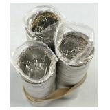 (3) Rolls Modern BU Buffalo Nickels