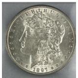 1897 Morgan Silver Dollar, US 90%, Quality