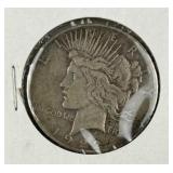1922 Peace Silver Dollar, US $1 Coin, 90%