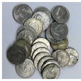 (24) JFK Half Dollars w/ (3) 40% Silver