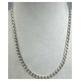 925 Silver Italy Curb Link Chain Necklace