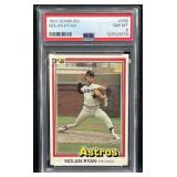 1981 Donruss Nolan Ryan PSA 8 NM-MT