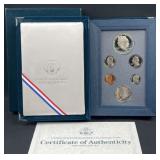 1990 Silver Dollar Prestige Proof Coin Set