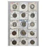 (15) Silver Australia 3 Pence Coins Dealer Lot