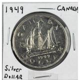 1949 Silver Canada Dollar, Scarce