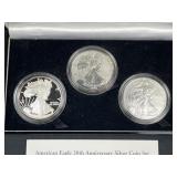 American Eagle 20th Anniversary Silver Coin Set