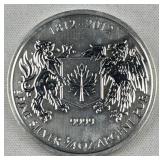 3/4oz Silver Canada .999 War of 1812 Round