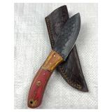 Handmade Steel Fixed Blade Knife w/ Sheath
