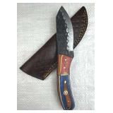 Handmade Steel Fixed Blade Knife w/ Sheath