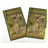 (2) South Dakota 1 Goldback 1/1000th Oz Gold Ea