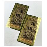 (2) Arizona 1 Goldback 1/1000th Oz Gold Each