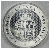 1.25oz Silver Guinea East India Company .999
