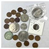 Assorted US Coins Collection w/ Some Silver