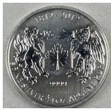3/4oz Silver Canada .999 War of 1812 Round