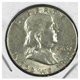 1963 Franklin Silver Half Dollar, US 90%