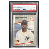 1989 Deion Sanders Rookie Fleer PSA 7